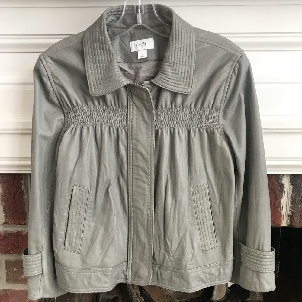 LOFT All Leather jacket. Lightly worn